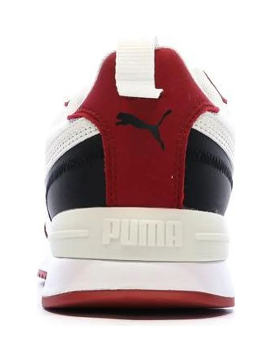 Baskets Blanches/Rouges Homme Puma R78 4