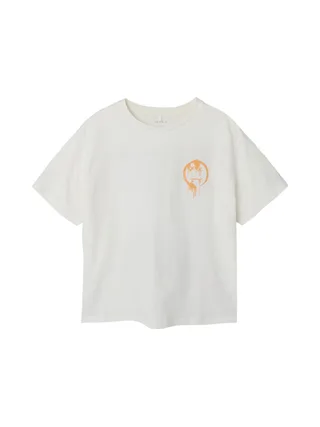 T-Shirt Blanc Garçon Name it Loose 1