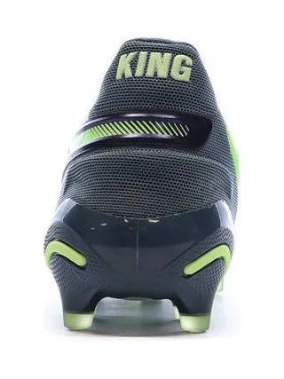 Chaussures de Foot Blanches/Noires/Vertes Homme Puma King Ultimate FG/AG 3