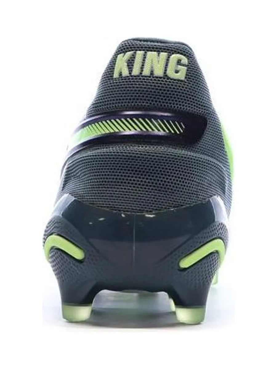 Chaussures de Foot Blanches/Noires/Vertes Homme Puma King Ultimate FG/AG 4
