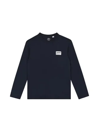 T-Shirt Marine Garçon Timberland T60303 1