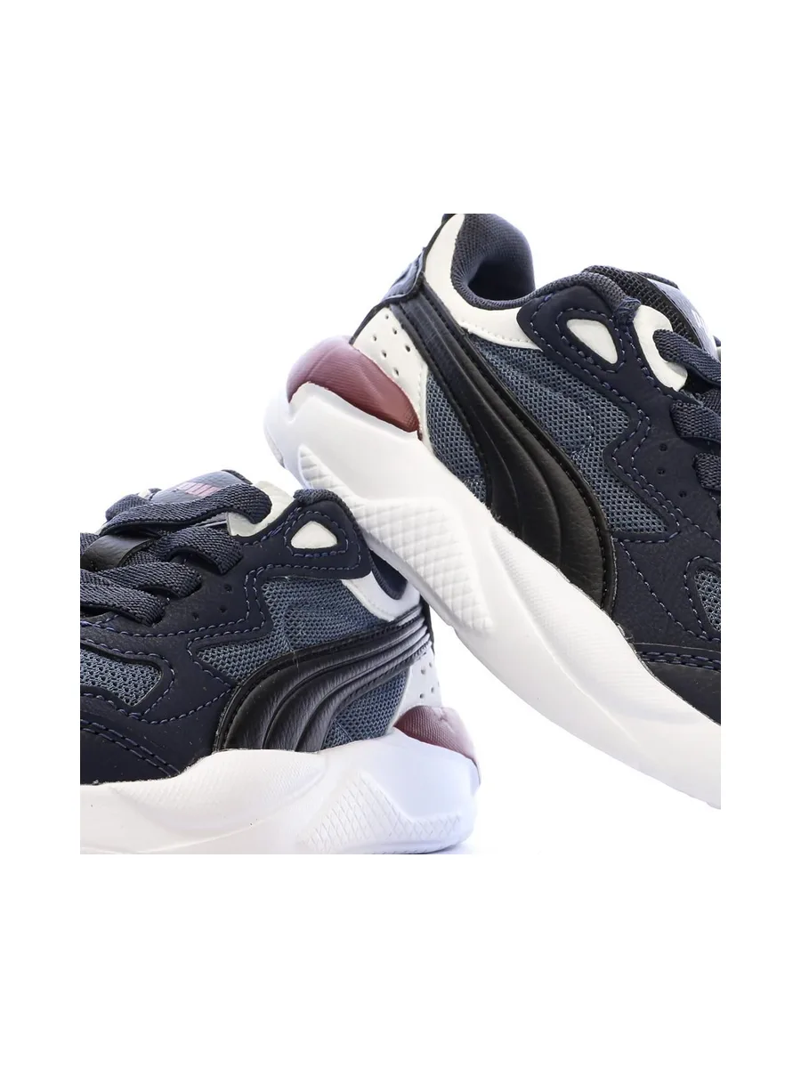 Baskets Marines/Noires/Blanc garçon Puma X-Ray Speed 8