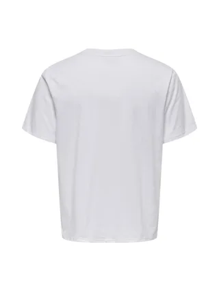 T-shirt Blanc Homme Only & Sons Chinois 2