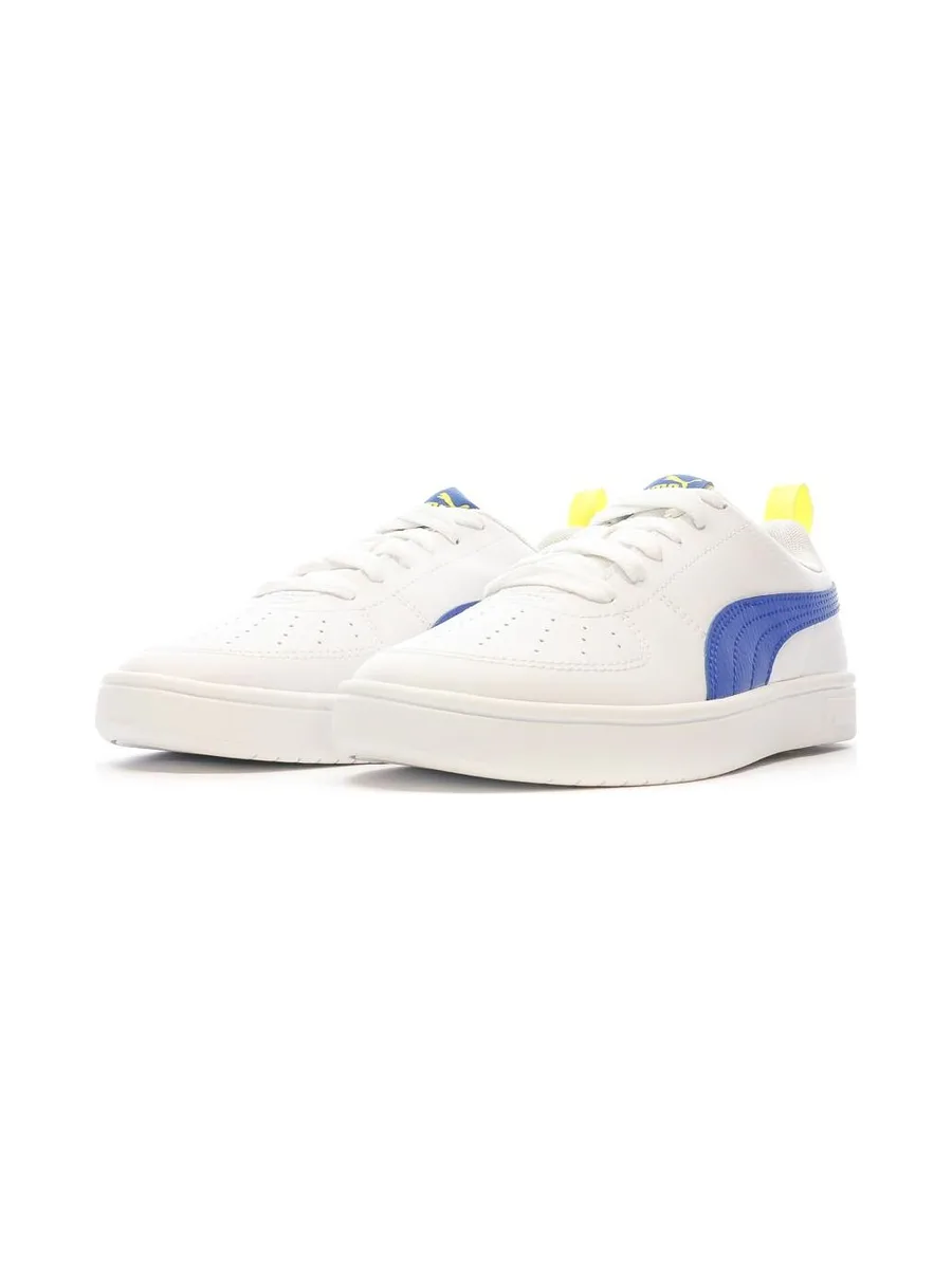 Baskets Blanches/Bleu Femme Puma Rickie 7