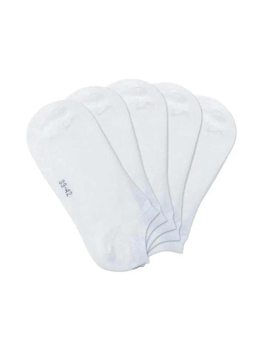 Lot de 5 paires de chaussettes Blanches Mixte Espace des Marques 2