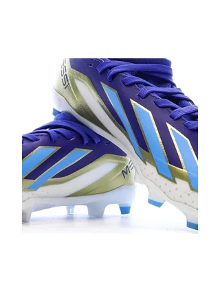 Chaussures de football Noires/Bleu Garçon Adidas Crazyfast League 7