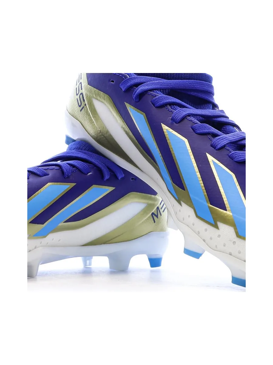 Chaussures de football Noires/Bleu Garçon Adidas Crazyfast League 8