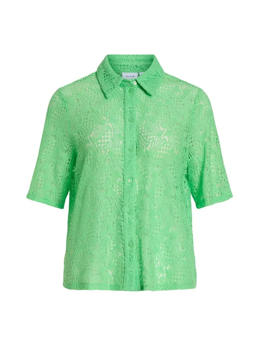 Chemise Verte Femme Vila Vibegena 2
