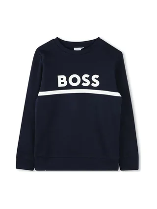 Sweat Marine Garçon Hugo Boss J52732 1