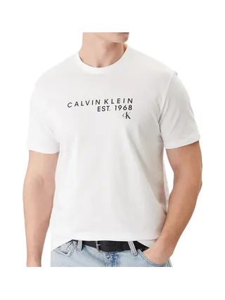 T-Shirt Blanc Homme Calvin Klein Jeans Wholesale 1