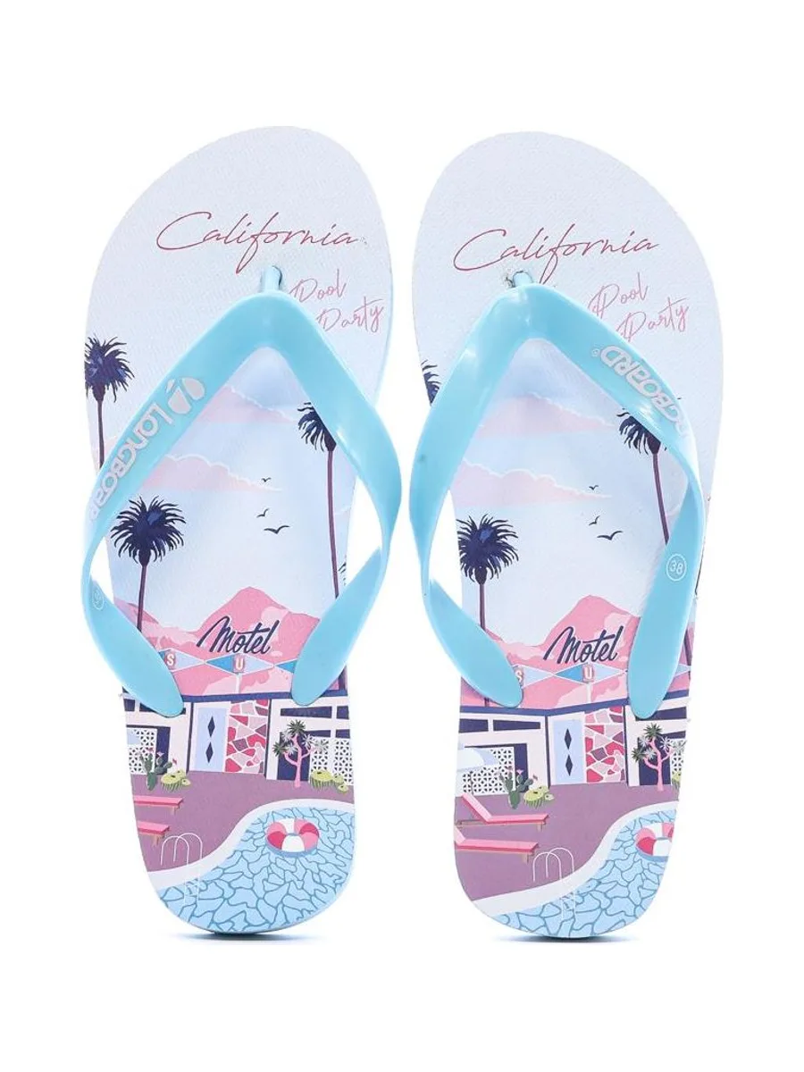 Tongs Bleu/rose Femme Longboard Calasi T1 4