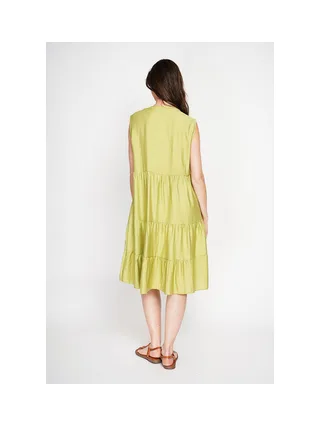 Robe col tunisien gaufrée à étages S/M 3