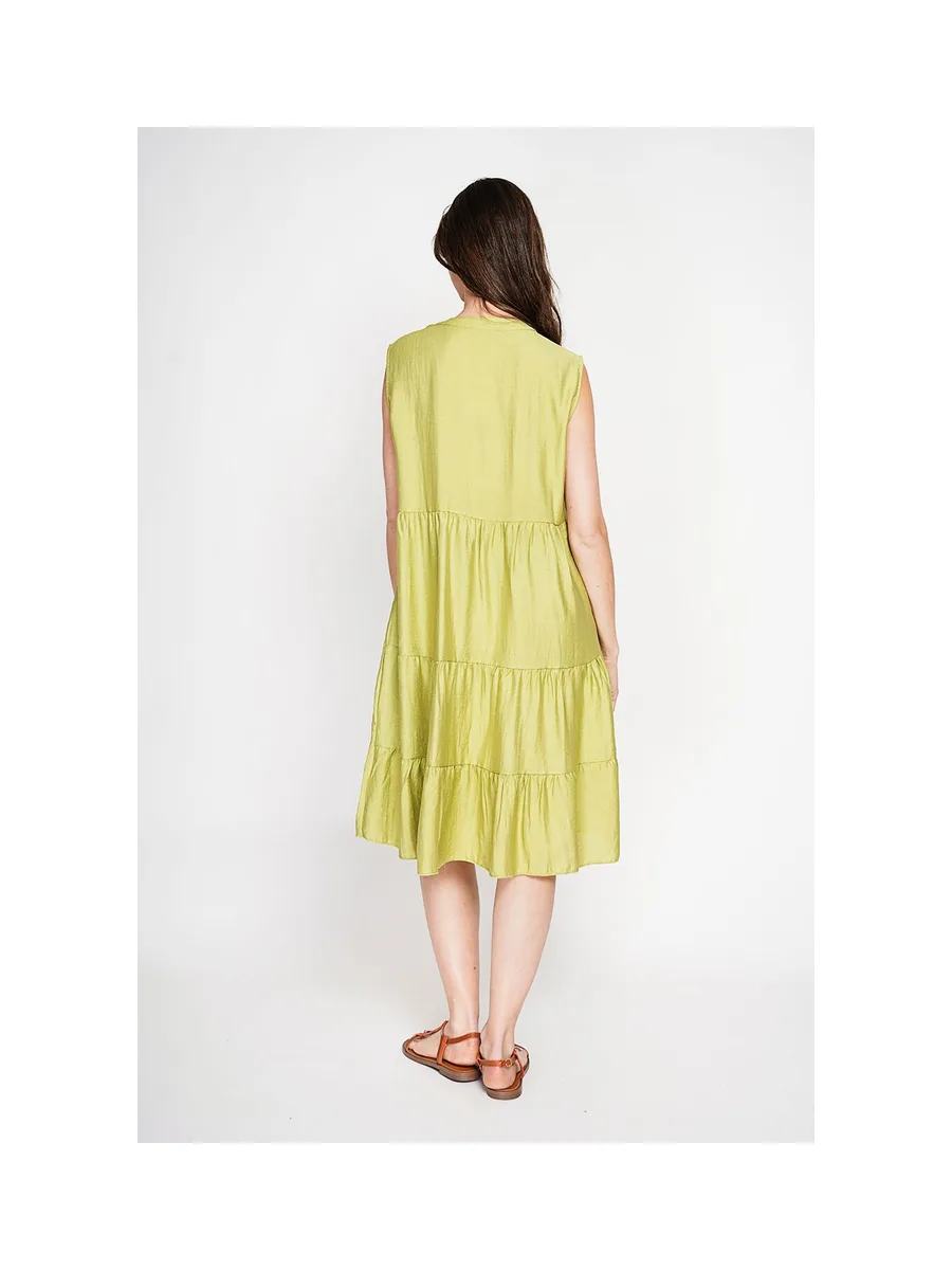 Robe col tunisien gaufrée à étages S/M 3