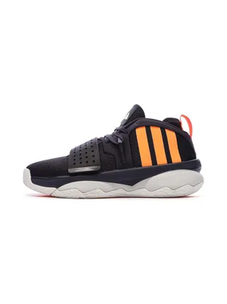 Chaussures de Basketball Noir/Orange Homme Adidas Dame 8 Extply 1
