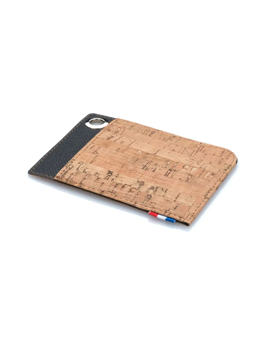 MAT - Porte-cartes horizontal à poche en liège - Naturel 78