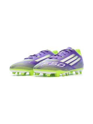 Chaussures de Foot Violet/Jaune Junior Adidas F50 Club FG/MG 6