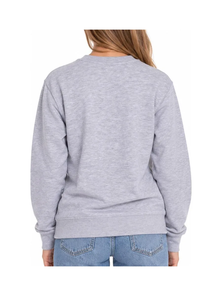 Sweat Gris/Rose Fille Champion Signature Crew 3