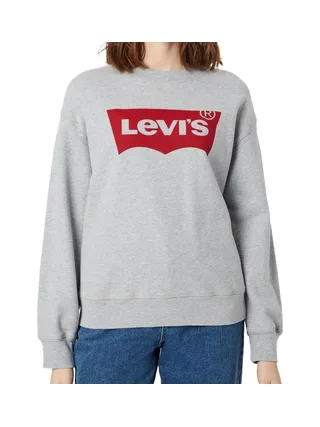 Sweat Gris Femme Levis Graphic Standard Crew 1