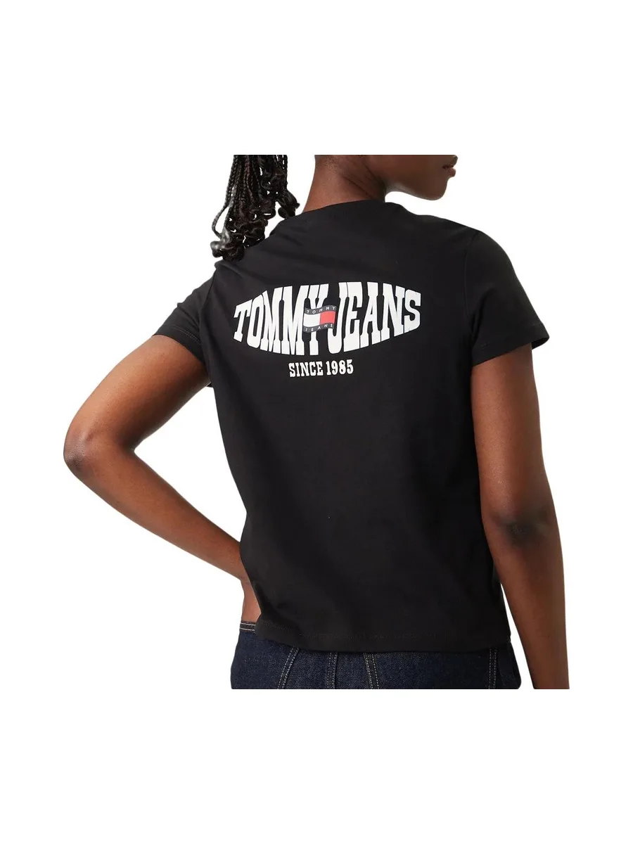 T-Shirt Noir Femme Tommy Hilfiger Tjw Reg 3