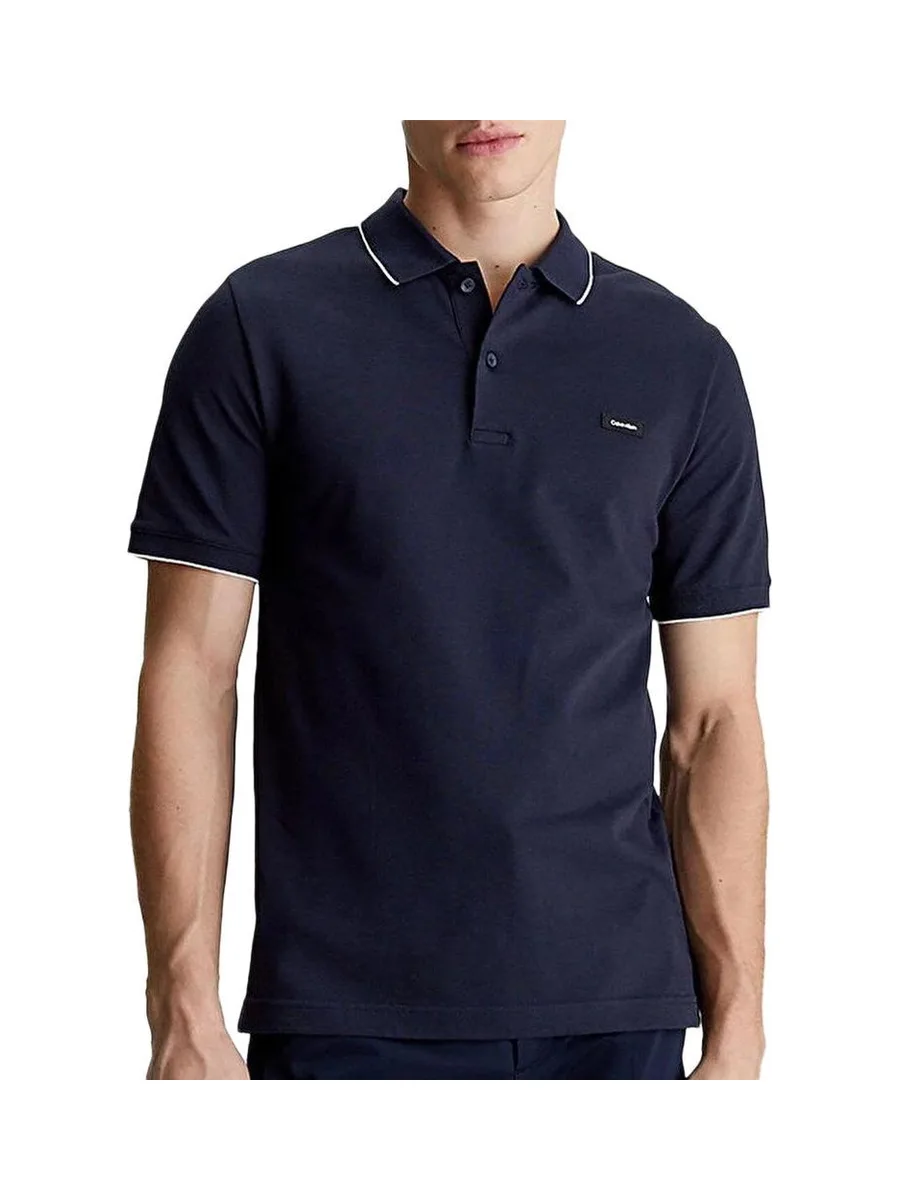 Polo Marine Homme Calvin Klein Jeans Pique Tippin 2