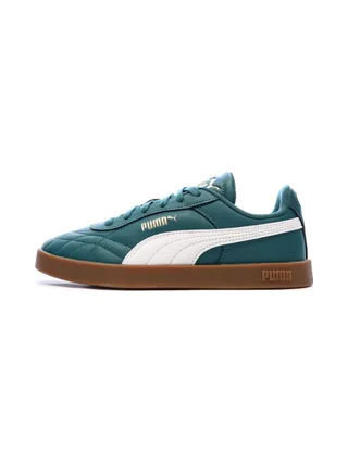 Baskets Vert Femme Puma Club Indoor 1