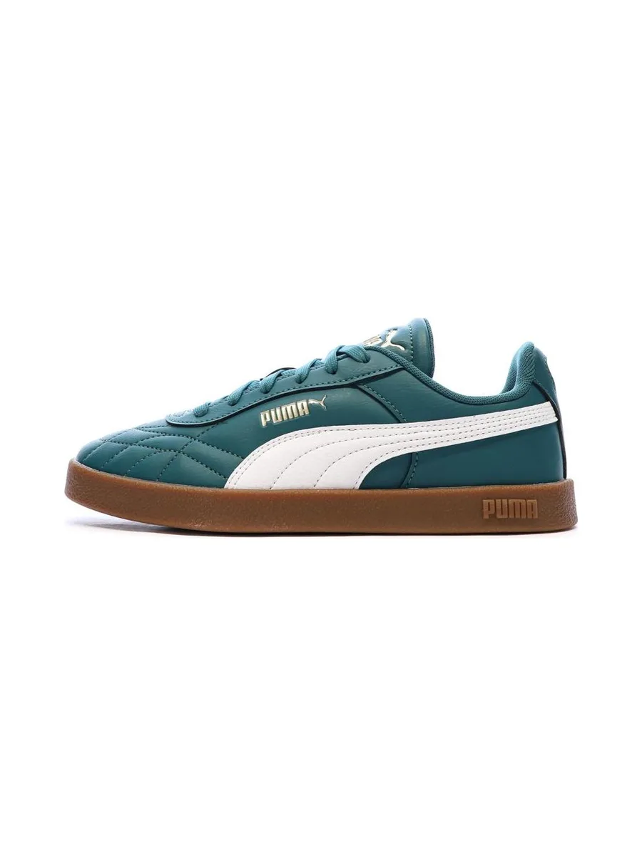 Baskets Vert Femme Puma Club Indoor 2
