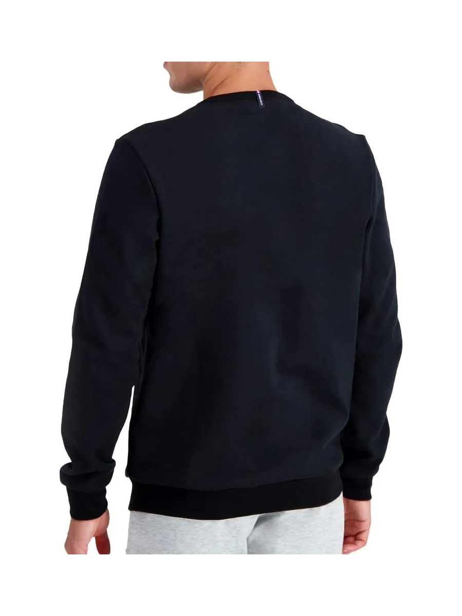 Sweat Noir Homme Le Coq Sportif Crew 3