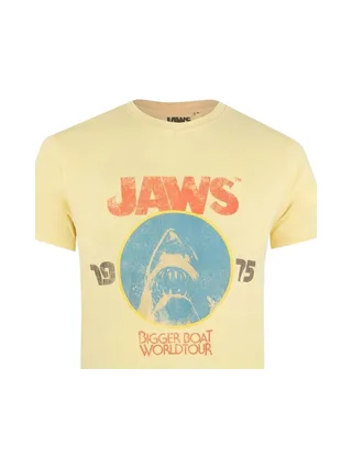 T-Shirt Orange Homme Jaws World Tour 2