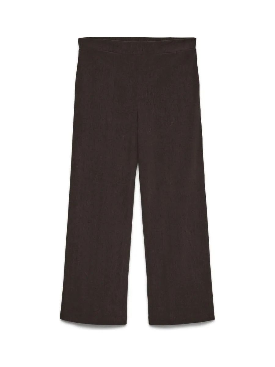 Pantalon en Velours Marron Foncé Femme Vero Moda Melly 2