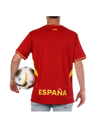 Espagne Maillot Supporter Rouge Mixte Sport Zone 2