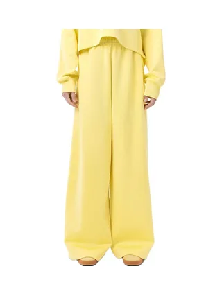 Pantalon Jaune Homme Lacoste Runway Oversized Satin 1