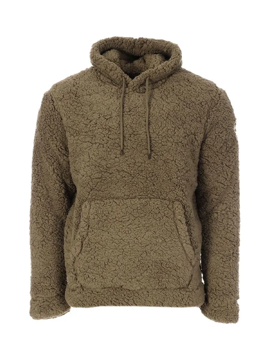Sweat Sherpa Kaki Homme Paname Brothers Full Zip 2