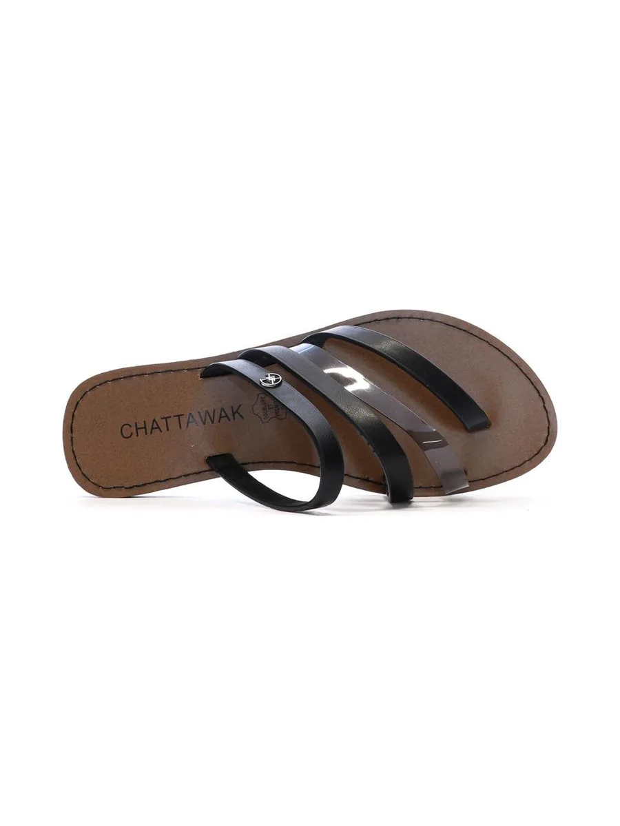 Sandales Noir Femme Chattawak ROXANNE 5