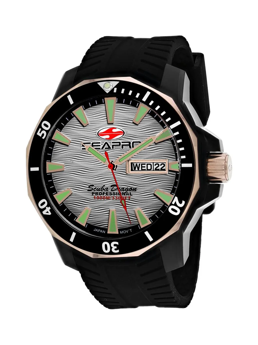 Seapro Men's Scuba Dragon Diver Limited Edition 1000 Meters 1