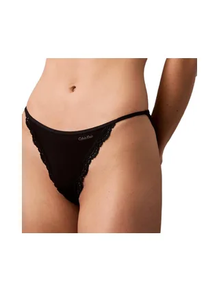 Culotte Noires Femme Calvin Klein Jeans String Bikini 1
