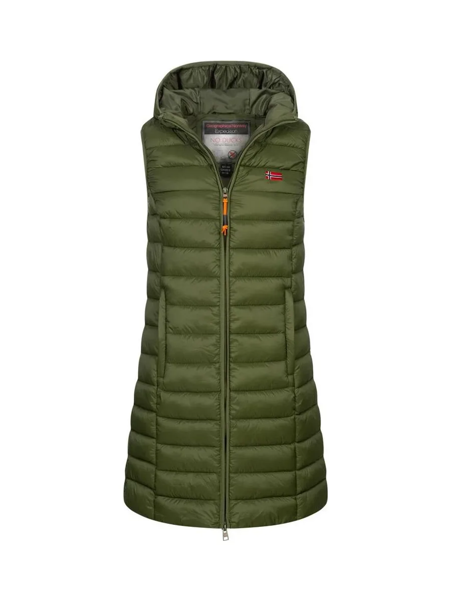 Doudoune sans manche Verte Femme Geographical Norway Vatikolor 2