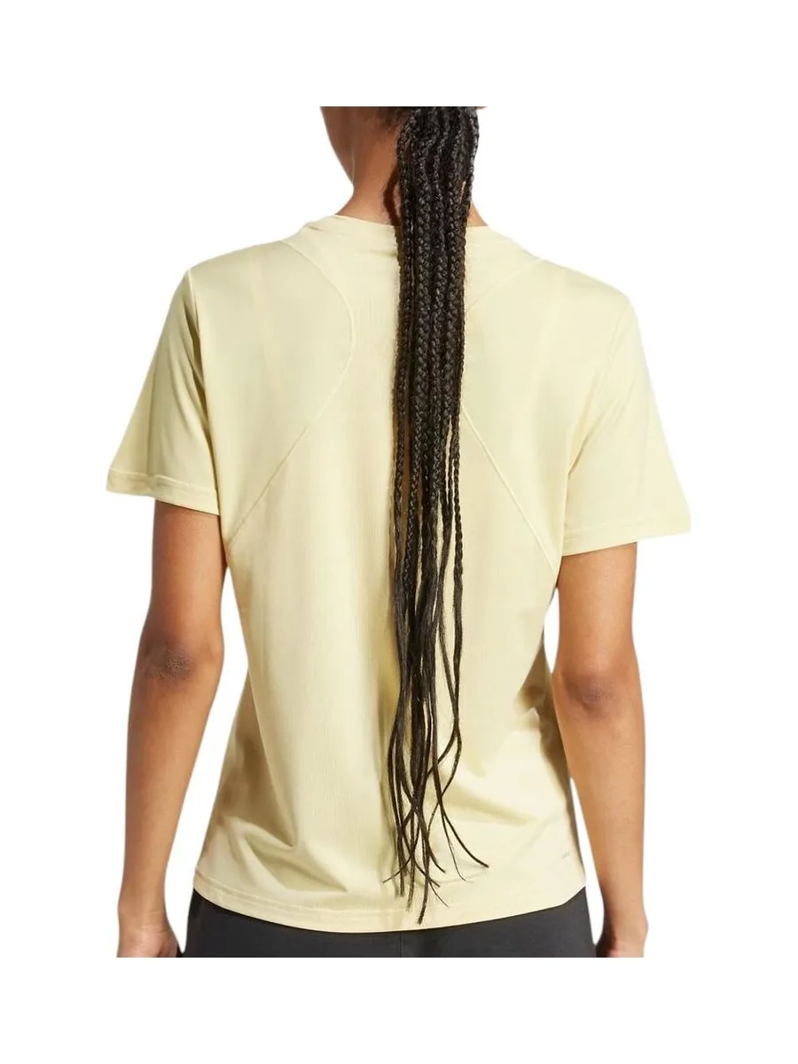 T-Shirt Jaune Femme Adidas Wtr D4t 3