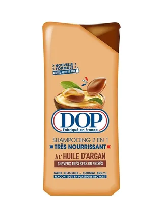 Shampoing L'huile d'argan 2 en 1 Dop Cheveux très sec ou frisés 400ml 1