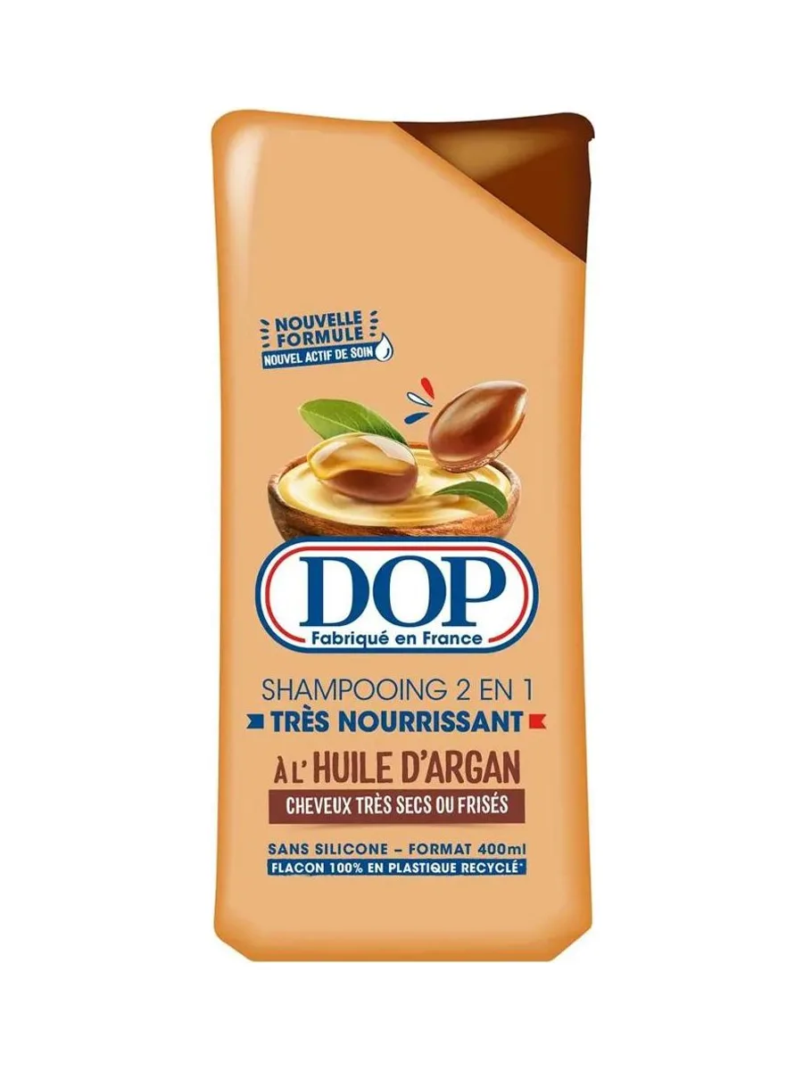 Shampoing L'huile d'argan 2 en 1 Dop Cheveux très sec ou frisés 400ml 2