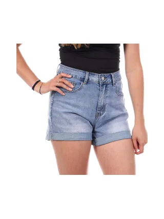 Short Bleu clair Femme Monday Premium LW526 1