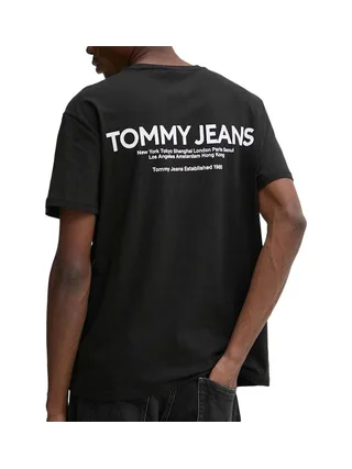 T-shirt Noir Homme Tommy Hilfiger Pri 2