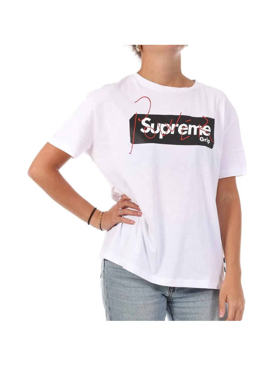 T-shirt Blanc Femme Supreme Grip Altaria 1