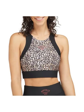 Brassière Noir/Beige Femme No Publik Leopard 1