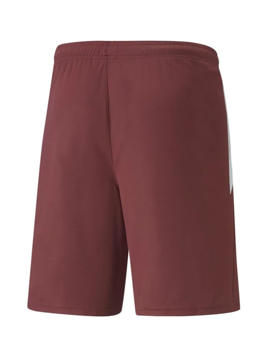 Short de Sport Rouge Homme Puma Teamliga 3