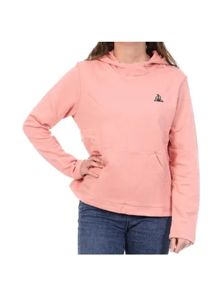 Sweat à Capuche Rose Femme Le Coq Sportif Hoody N°8 1