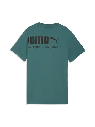 T-shirt Vert/Noir Garçon Puma Sport Graphic 2
