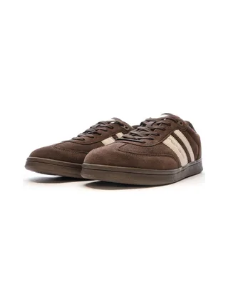 Baskets Marron Homme Teddy Smith White Suede 6