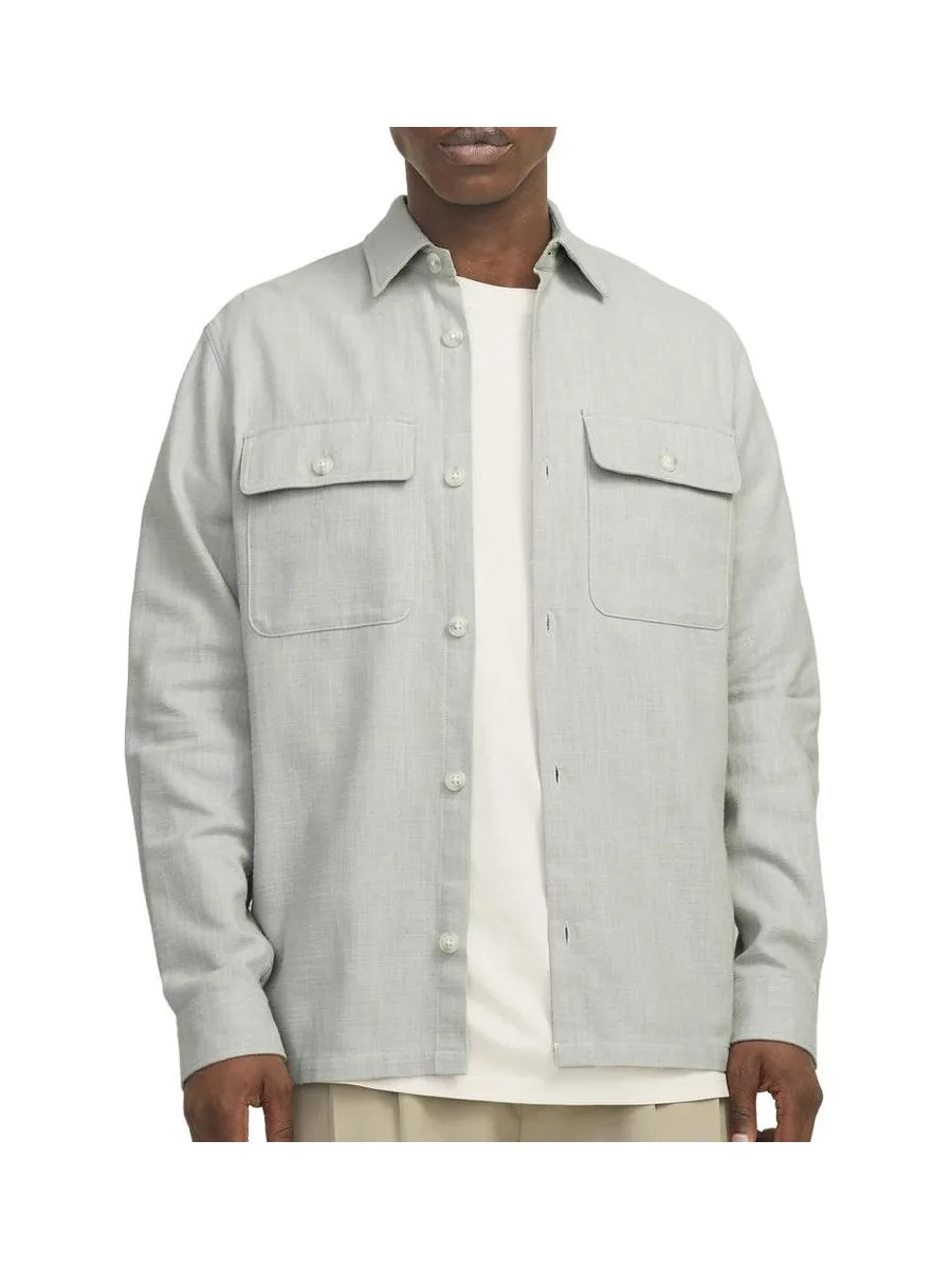 Chemise Vert Homme Jack & Jones Spring Solid 2